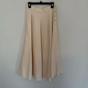 VTG Ralph Lauren Linen Midi Skirt